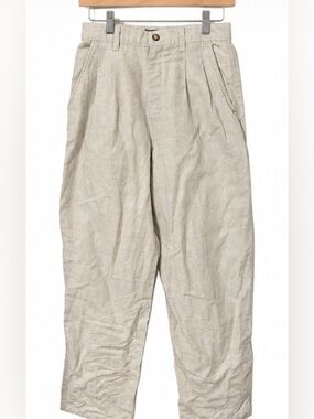 Denver Hayes Light Beige Pleated Chinos